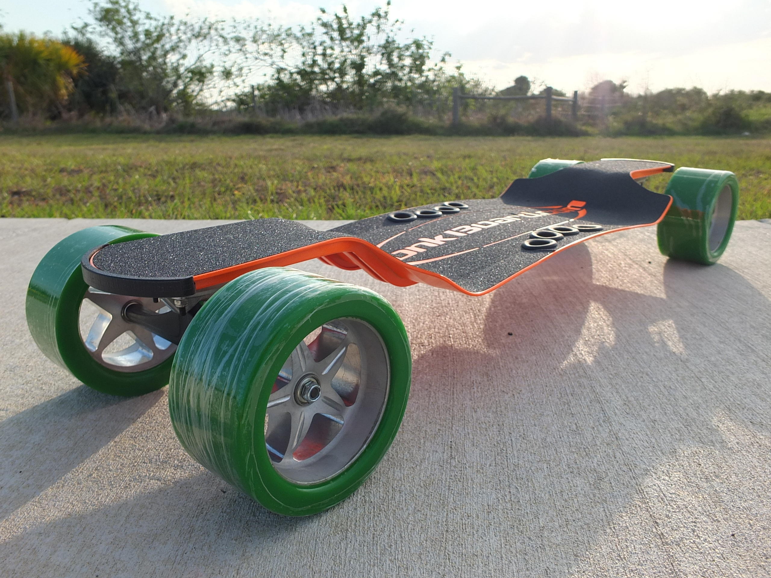Aluminum DonkBoard with 150mm Wheels